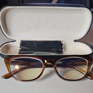 Lucky Brand Tortoiseshell Eyeglasses 51-17-140 Classic Cat Eye Optical Frames